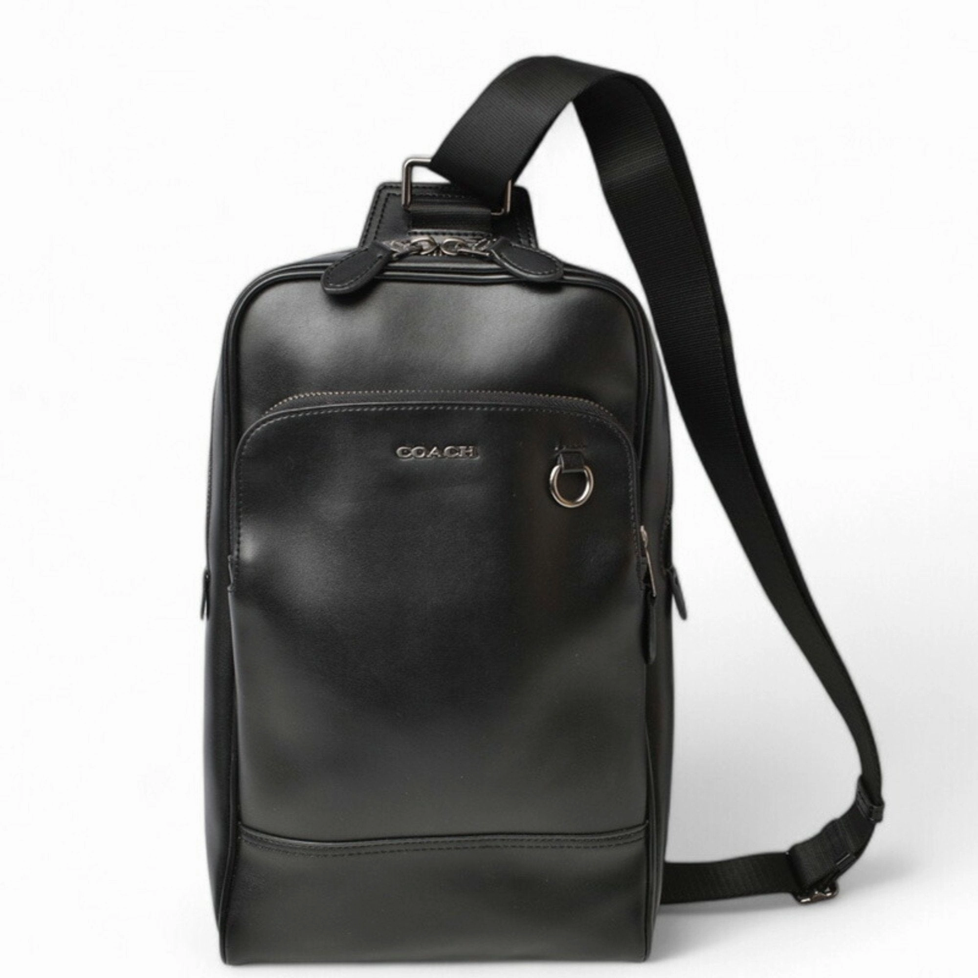 Coach  Leather Shoulder Bag Sling Bag (Pre-Owned)