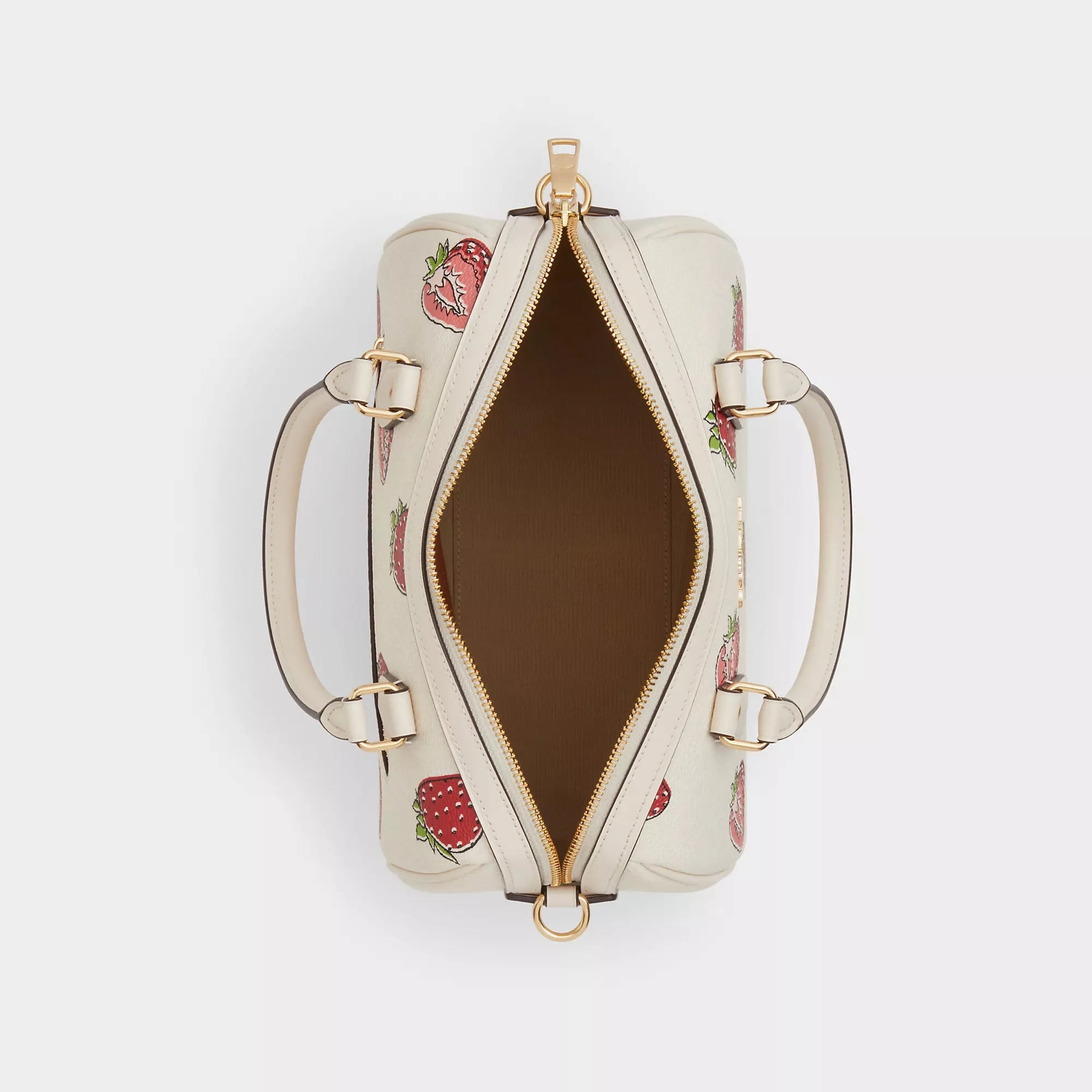 Coach Outlet Rowan Satche Bag With Strawberry Print