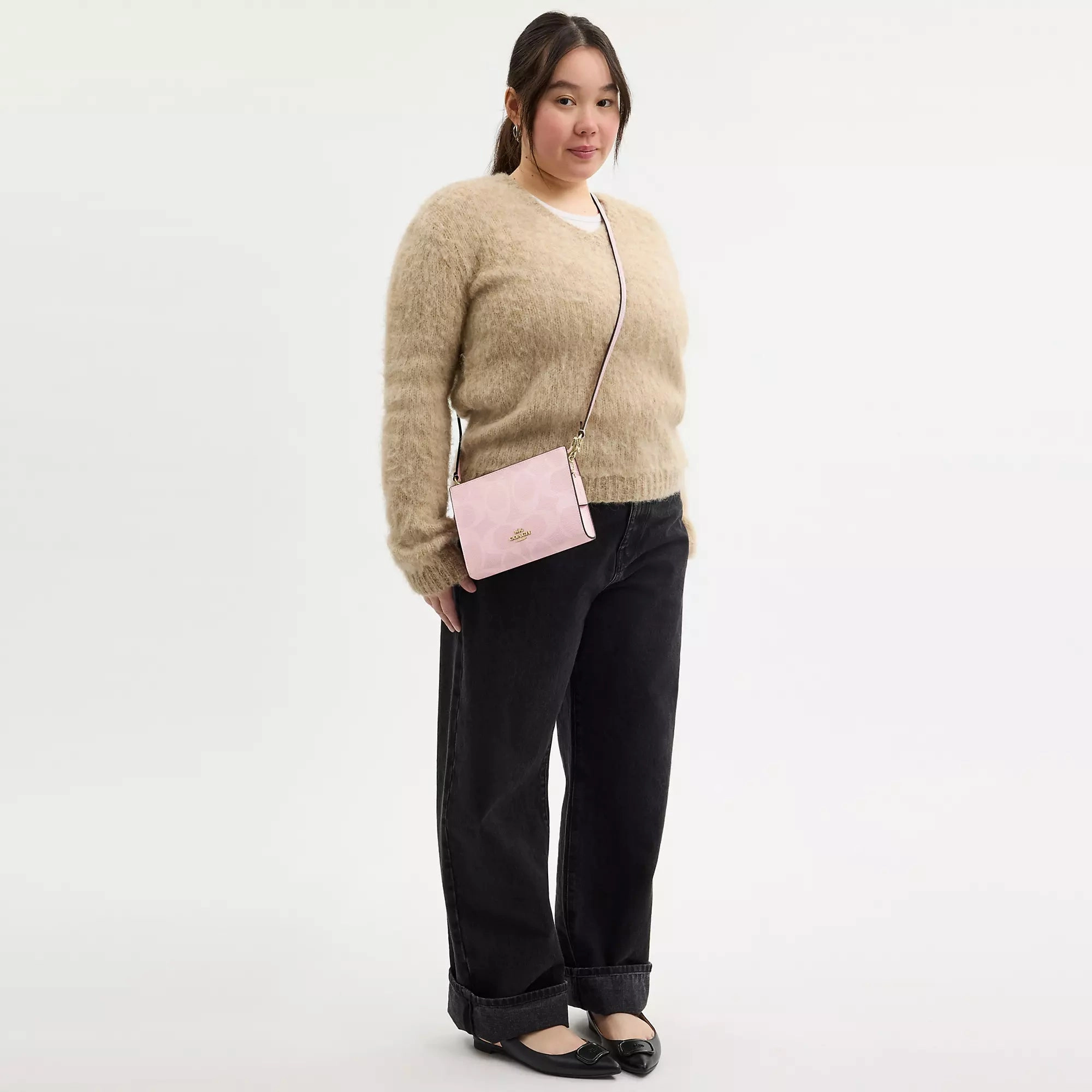 Coach Outlet Slim Crossbody Bag In Signature Canvas