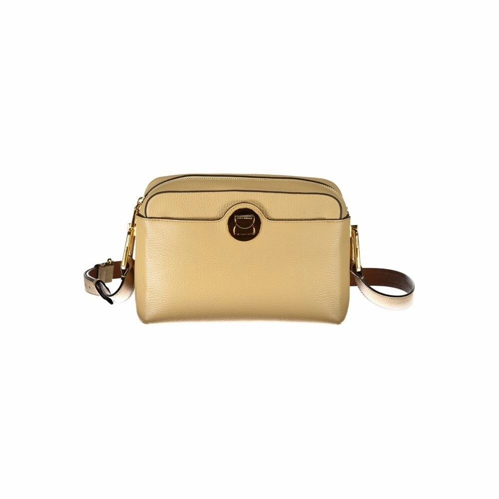 Coccinelle Beige Leather Women's Handbag