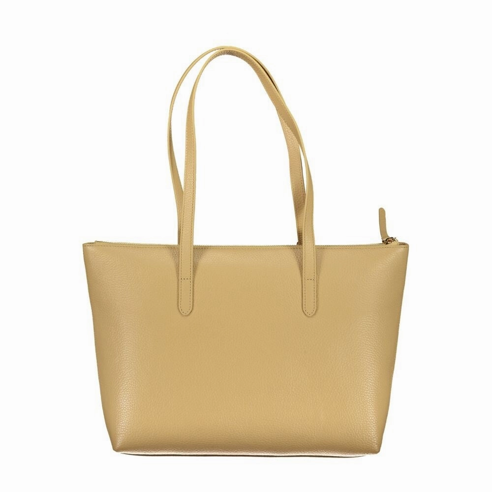 Coccinelle Beige Leather Women's Handbag