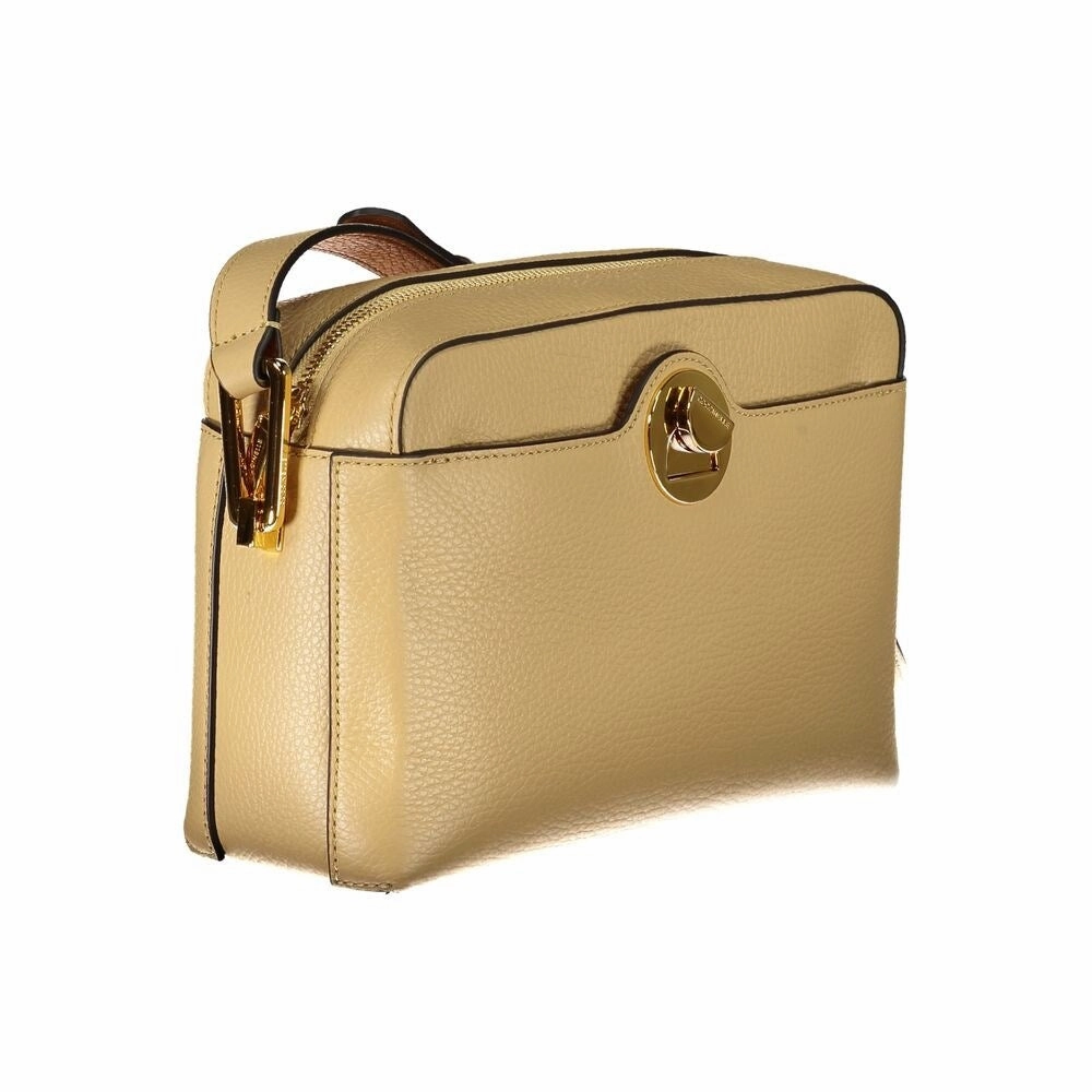Coccinelle Beige Leather Women's Handbag