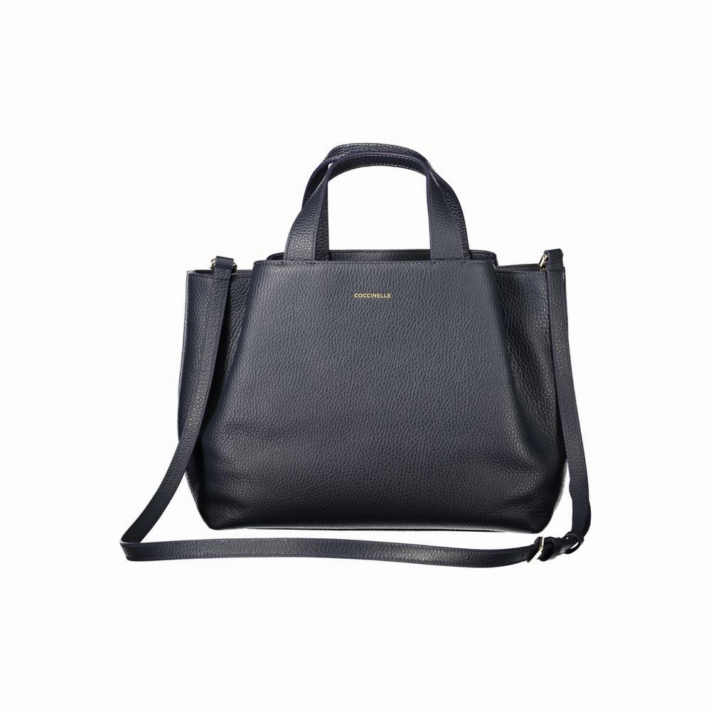 Coccinelle Blue Leather Handbag