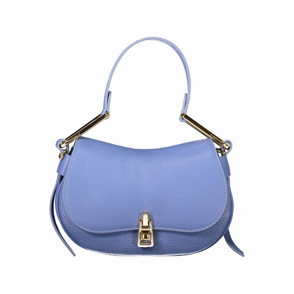 Coccinelle Light Blue Leather Women Handbag