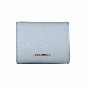 Coccinelle Light Blue Leather Women's Wallet