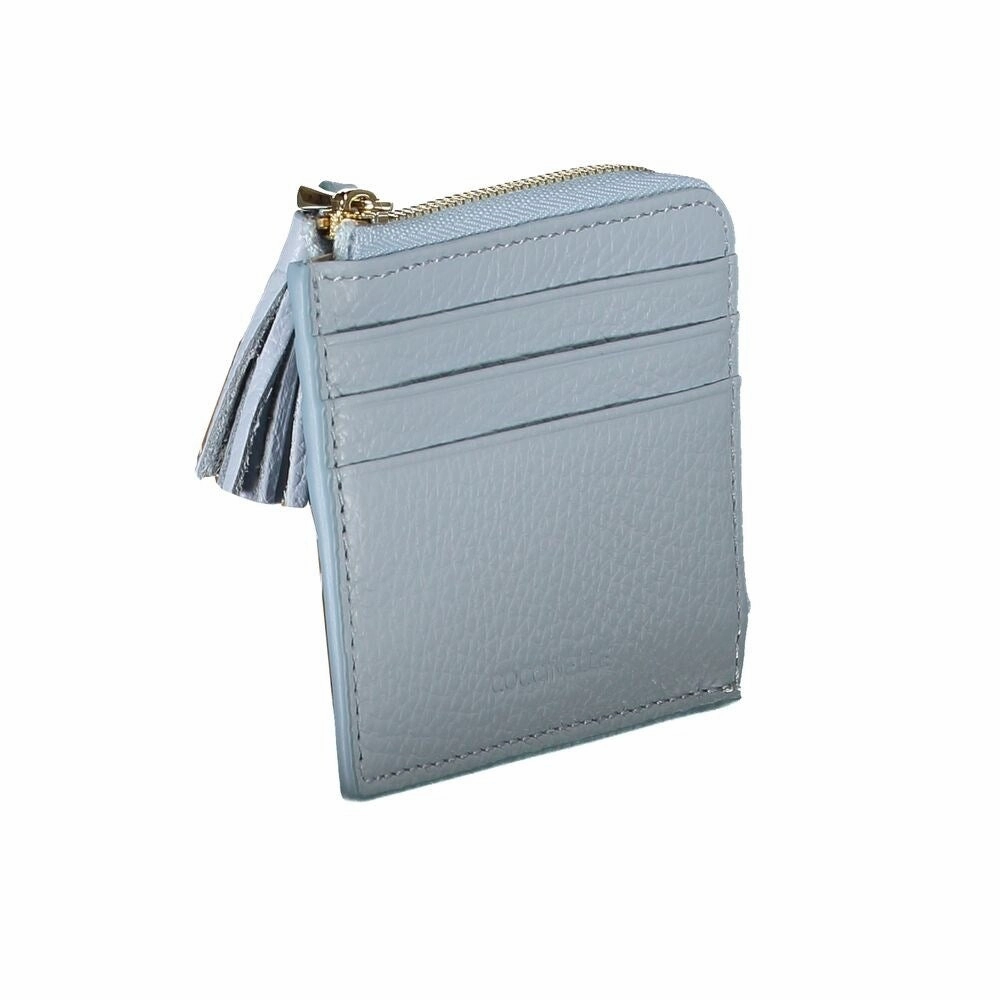 Coccinelle Light Blue Leather Women's Wallet