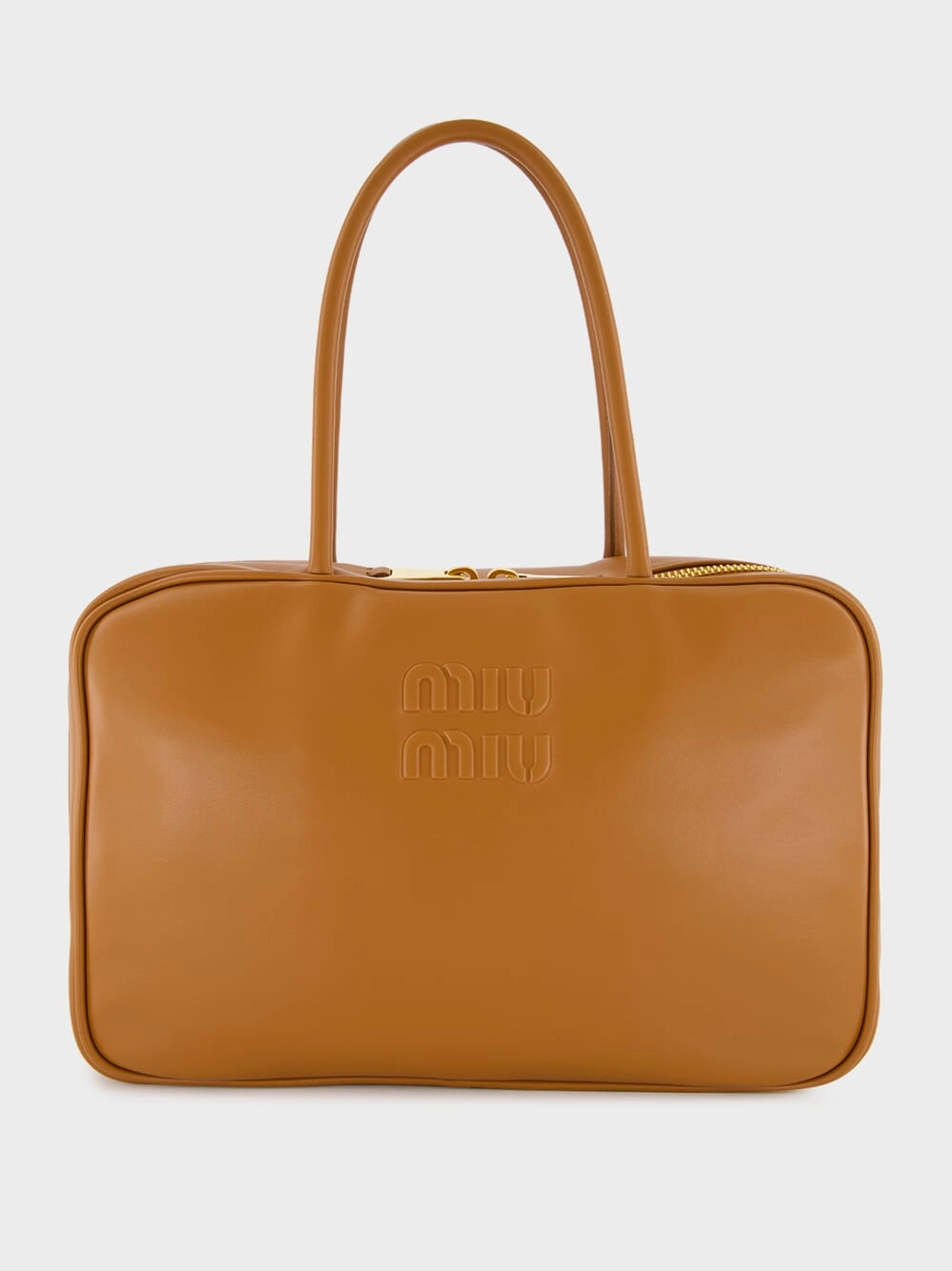 Cognac Leather Beau Bag