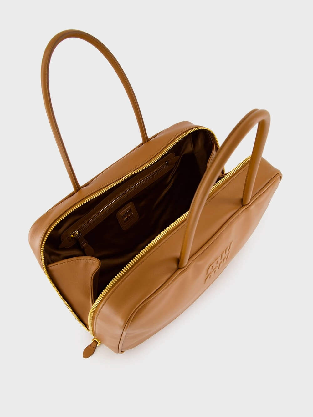 Cognac Leather Beau Bag