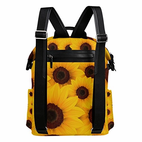 Colourlife Beautiful Sunflowers Stylish Casual Shoulder Backpacks Laptop School Bags Travel