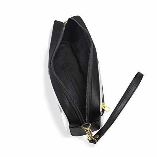 Colourlife Russian Blue Cat Pu Leather Pencil Case Holder Pouch Makeup Bags For Boys Girls Adults