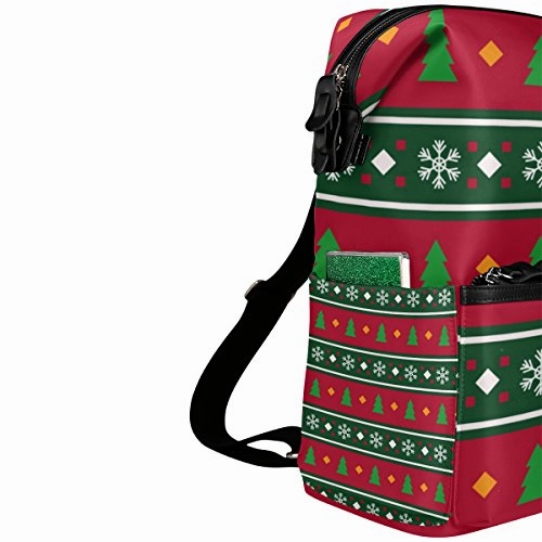 Colourlife Trees Stripes Stylish Casual Shoulder Backpacks Laptop School Bags Travel Multipurpose
