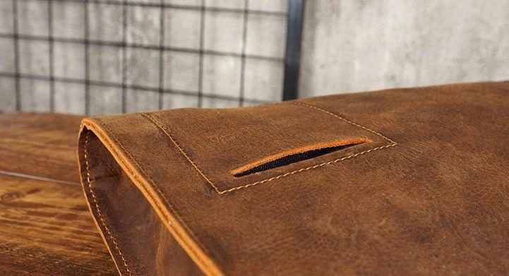 Cool Leather Mens Leather Large Clutch Wristlet Bag Shoulder Bag Side Bag for Men