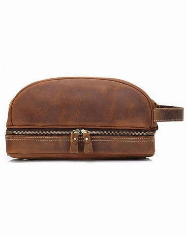 Cool Leather Mens Work Clutch Bag Wristlet Bag Clutch Handbag For Men