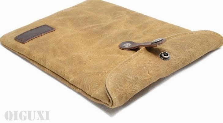Cool Waxed Canvas Mens iPad Case iPad Air Case 10 inch for Men Clutch