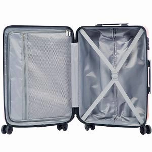 Coolife Luggage Expandable Suitcase PC ABS 3 Piece Set with TSA Lock Spinner 20in24in28in