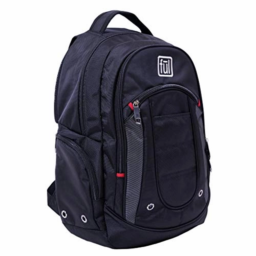 Cooper Laptop Backpack, Fits Laptops Up to 16in, USB Charge Port, Black