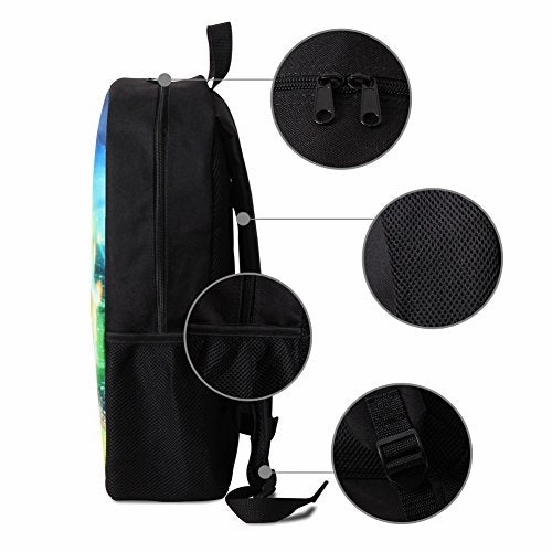 Crazytravel Bookbag Back Pack For School Child College Young Mens Womens Music Print