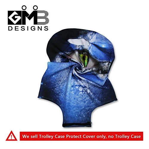 Crazytravel S/M/L Suitcase Trunk Protector Luggage Covers For Men Lady Teenagers Music Print