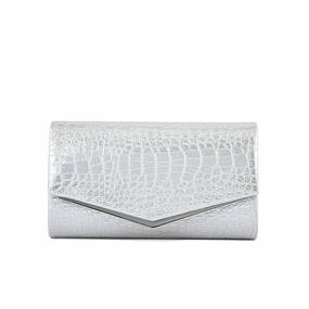 Cream Fancy Clutch P24158
