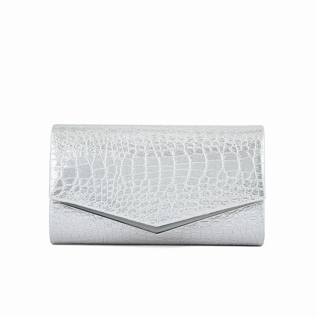 Cream Fancy Clutch P24158