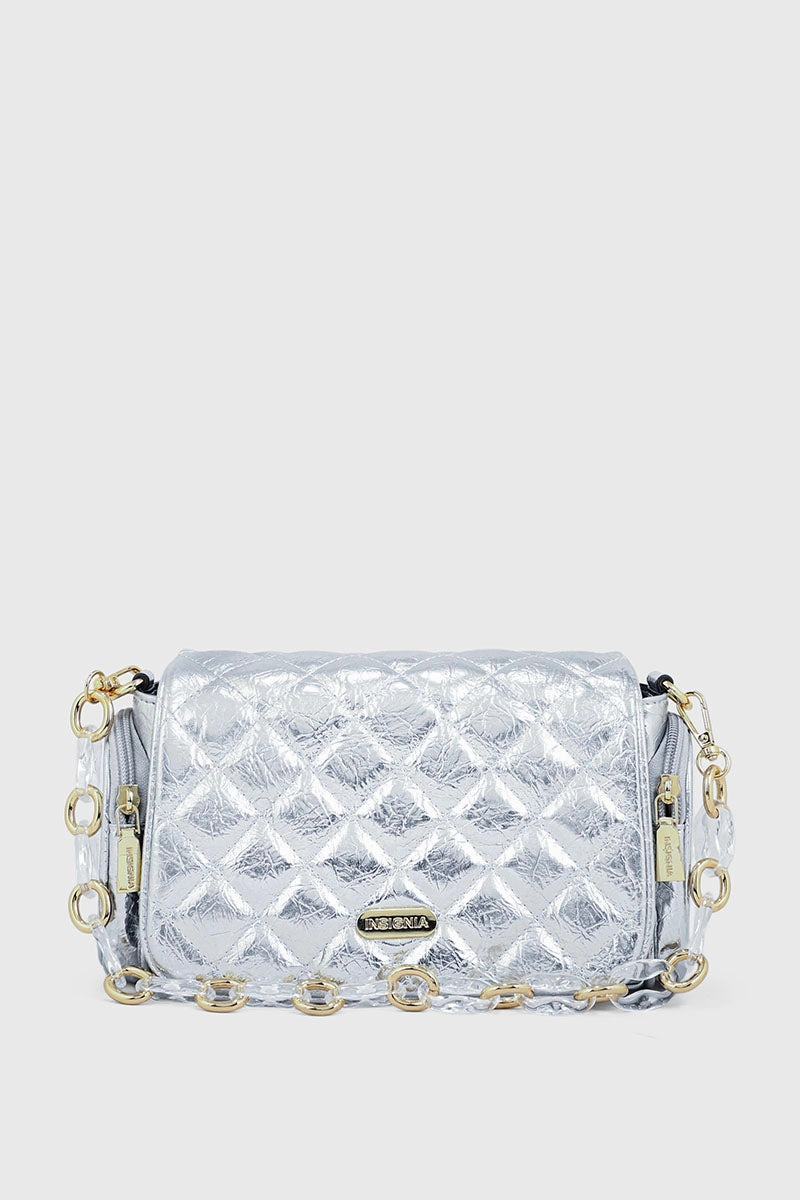 Cross Shoulder Bags BS2052-Silver