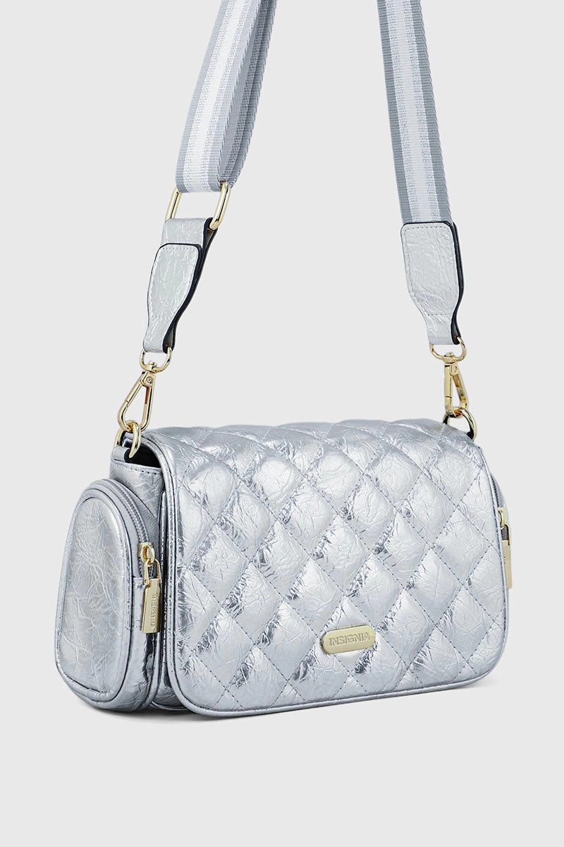 Cross Shoulder Bags BS2052-Silver