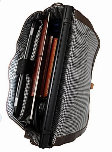 Cuero Genuine Leather Messenger Bag For Men Mens Shoulder bag 15.6 laptop briefcase for office