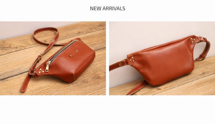 Cute Brown LEATHER Sling Bag Womens Side Bag WOMEN SHOULDER BAG Small Crossbody Purse FOR WOMEN