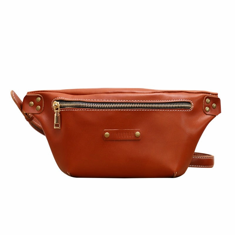 Cute Brown LEATHER Sling Bag Womens Side Bag WOMEN SHOULDER BAG Small Crossbody Purse FOR WOMEN