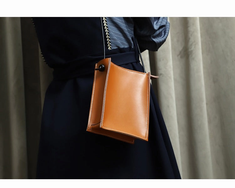 Cute Leather Phone Purse Women Side Bag Box Phone Crossbody Purse For Women