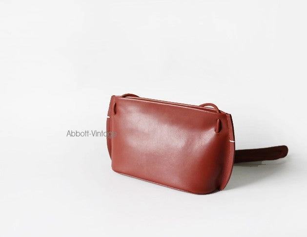 Cute Leather Red Green Womens Small Crossbody Purse Mini Shoulder Bag for Women