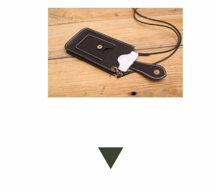 Cute LEATHER Slim Side Bags Pouch Phone WOMEN SHOULDER BAG Phone Crossbody Pouch FOR WOMEN