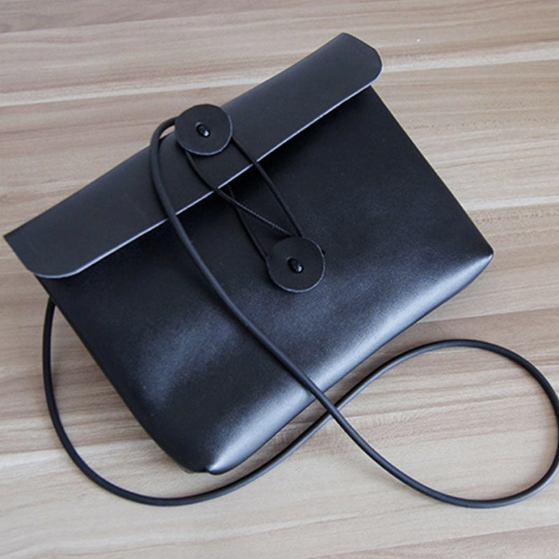 Cute LEATHER WOMEN File SHOULDER BAG Envelope Crossbody Purse FOR WOMEN