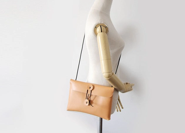 Cute LEATHER WOMEN File SHOULDER BAG Envelope Crossbody Purse FOR WOMEN