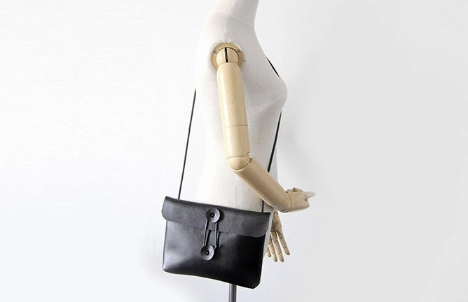 Cute LEATHER WOMEN File SHOULDER BAG Envelope Crossbody Purse FOR WOMEN