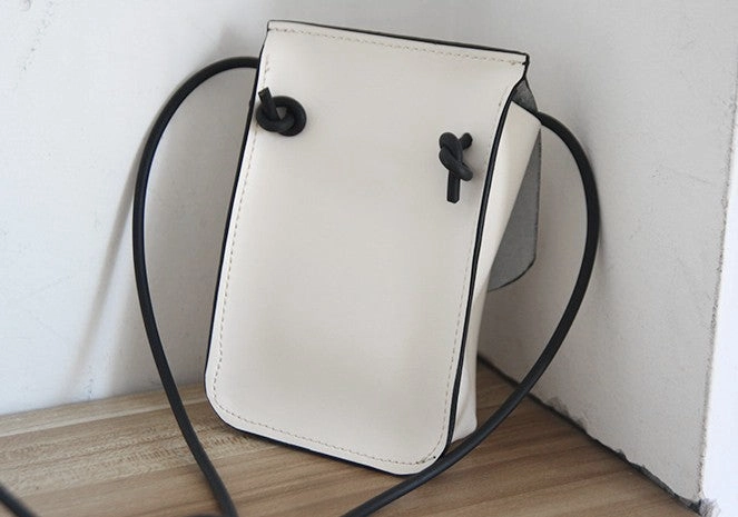 Cute LEATHER WOMEN Mini Cell Phone SHOULDER BAG Small Crossbody Purse FOR WOMEN