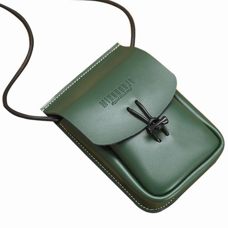 Cute LEATHER WOMEN Mini Cell Phone SHOULDER BAG Small Crossbody Purse FOR WOMEN