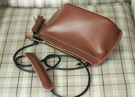 Cute LEATHER WOMEN Mini SHOULDER BAG Small Crossbody Purses FOR WOMEN