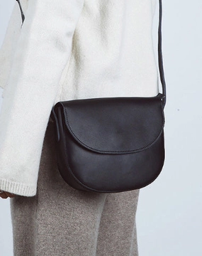Cute Leather Women Round Crossbody Bag Shoulder Bag Purse for Women