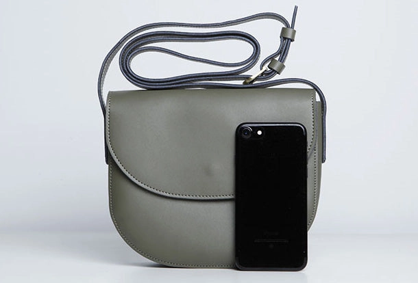 Cute Leather Women Round Crossbody Bag Shoulder Bag Purse for Women
