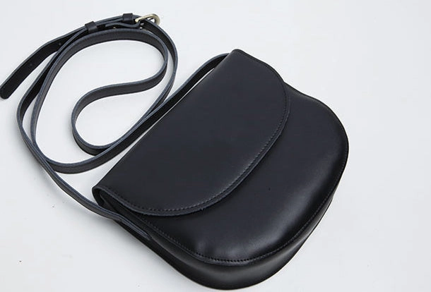 Cute Leather Women Round Crossbody Bag Shoulder Bag Purse for Women