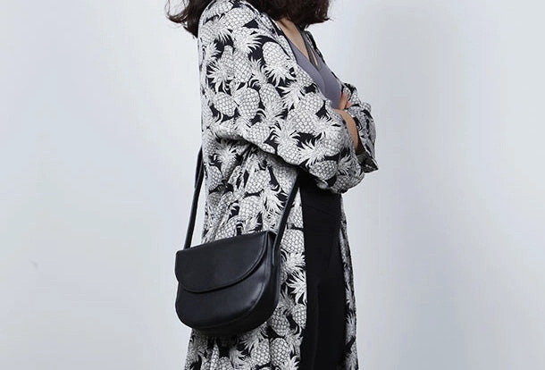Cute Leather Women Round Crossbody Bag Shoulder Bag Purse for Women