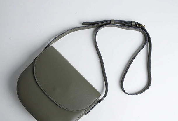 Cute Leather Women Round Crossbody Bag Shoulder Bag Purse for Women