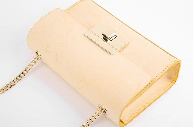 Cute Leather Womens Fashion Small Chain Shoulder Purse Chain Crossbody Bag for Women
