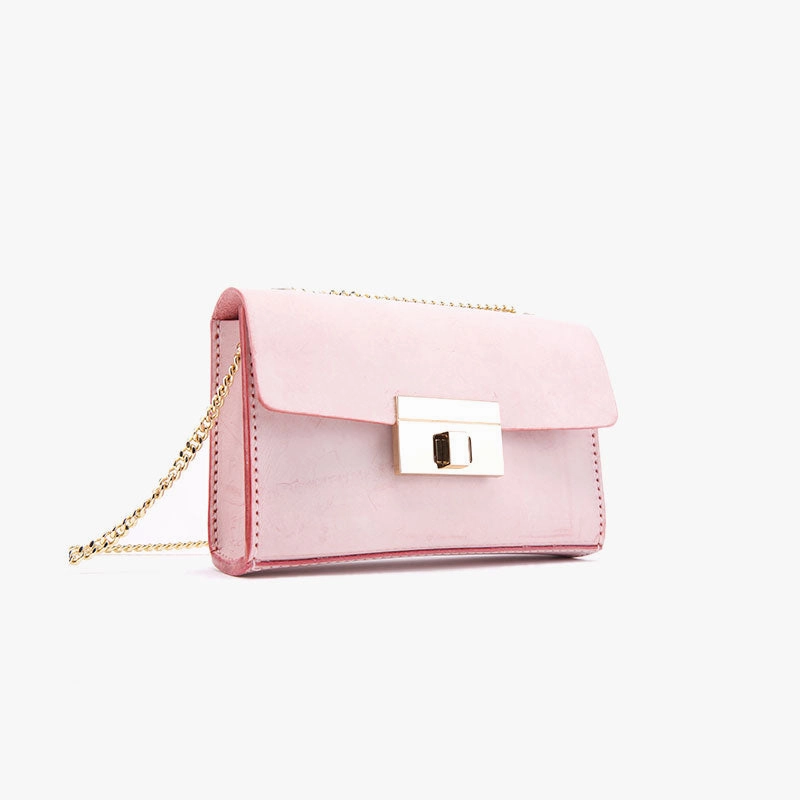 Cute Leather Womens Fashion Small Chain Shoulder Purse Chain Crossbody Bag for Women