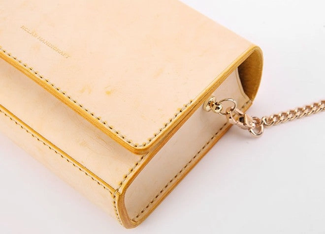 Cute Leather Womens Mini Chain Purse Makeup Fashion Handbags Chain Shoulder Bag for Women