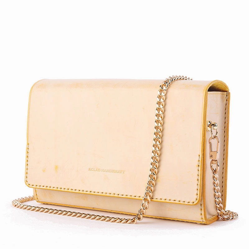 Cute Leather Womens Mini Chain Purse Makeup Fashion Handbags Chain Shoulder Bag for Women