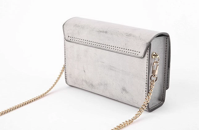 Cute Leather Womens Mini Chain Purse Makeup Fashion Handbags Chain Shoulder Bag for Women