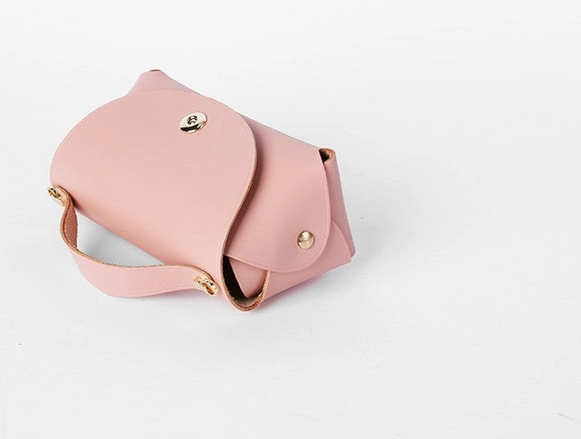 Cute Leather Womens Mini Chain Purse Makeup Handbags Chain Shoulder Bag for Women