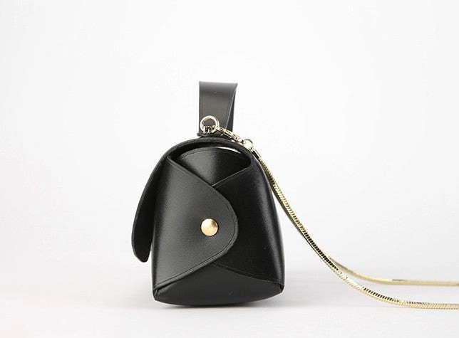 Cute Leather Womens Mini Chain Purse Makeup Handbags Chain Shoulder Bag for Women